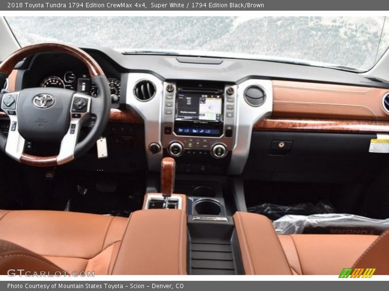 Super White / 1794 Edition Black/Brown 2018 Toyota Tundra 1794 Edition CrewMax 4x4