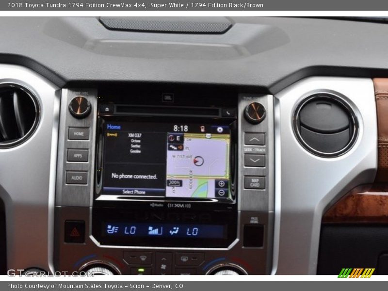 Super White / 1794 Edition Black/Brown 2018 Toyota Tundra 1794 Edition CrewMax 4x4