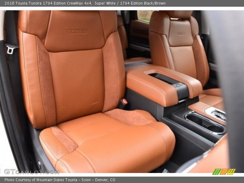 Super White / 1794 Edition Black/Brown 2018 Toyota Tundra 1794 Edition CrewMax 4x4
