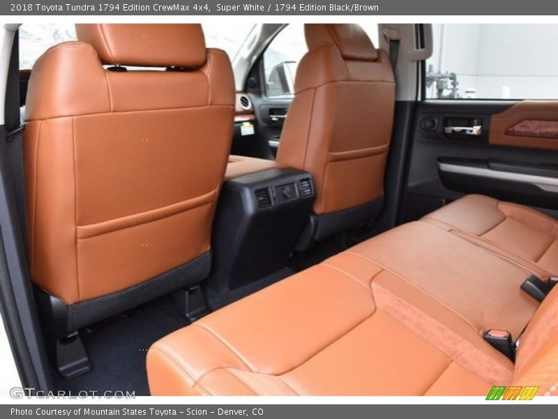Super White / 1794 Edition Black/Brown 2018 Toyota Tundra 1794 Edition CrewMax 4x4