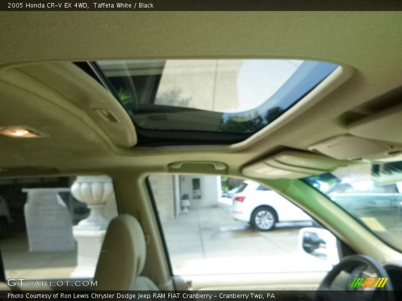 Taffeta White / Black 2005 Honda CR-V EX 4WD