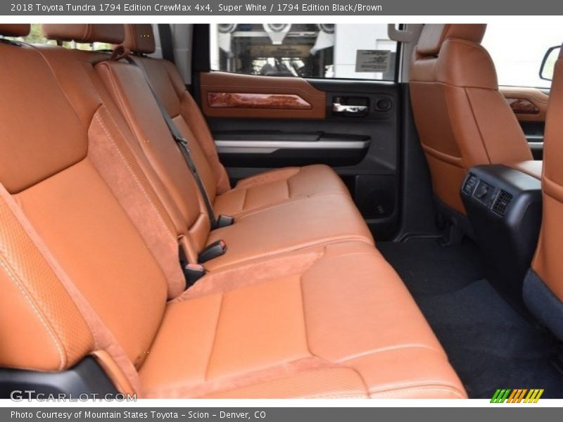 Super White / 1794 Edition Black/Brown 2018 Toyota Tundra 1794 Edition CrewMax 4x4