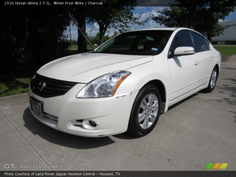 Winter Frost White / Charcoal 2010 Nissan Altima 2.5 SL