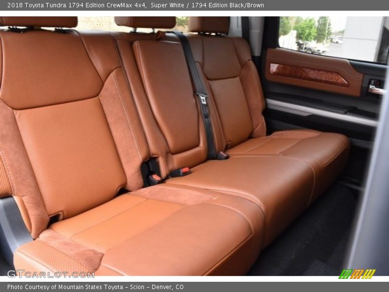 Super White / 1794 Edition Black/Brown 2018 Toyota Tundra 1794 Edition CrewMax 4x4