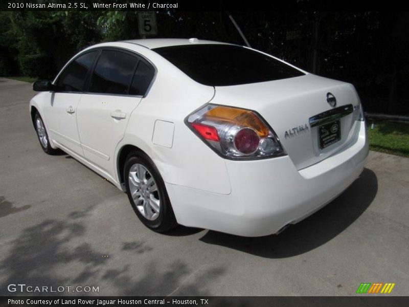 Winter Frost White / Charcoal 2010 Nissan Altima 2.5 SL