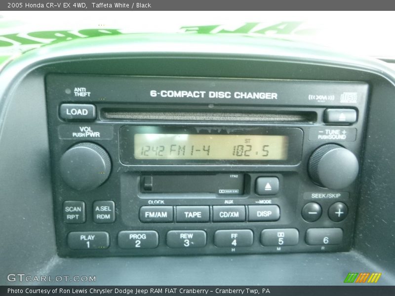 Taffeta White / Black 2005 Honda CR-V EX 4WD