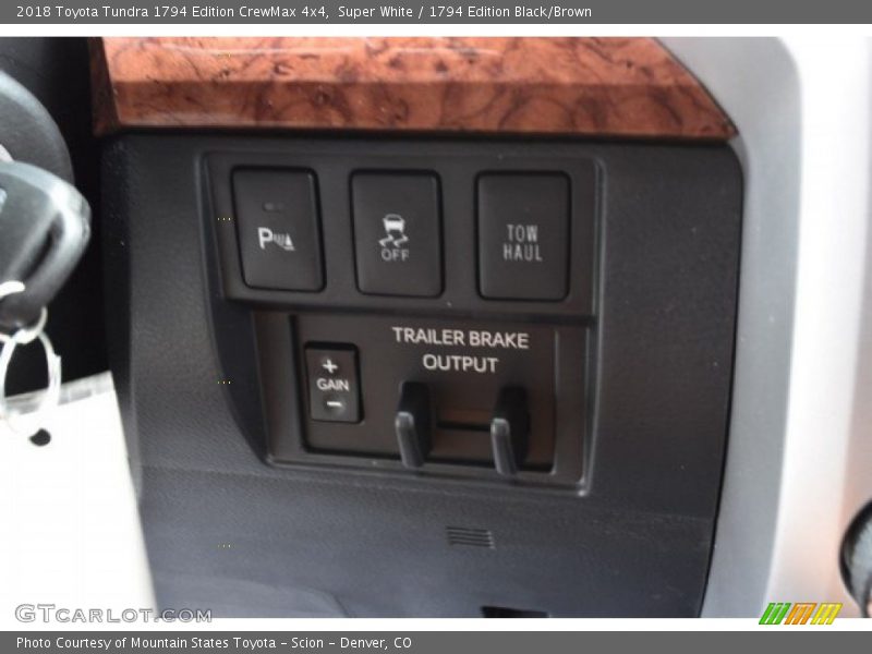Super White / 1794 Edition Black/Brown 2018 Toyota Tundra 1794 Edition CrewMax 4x4