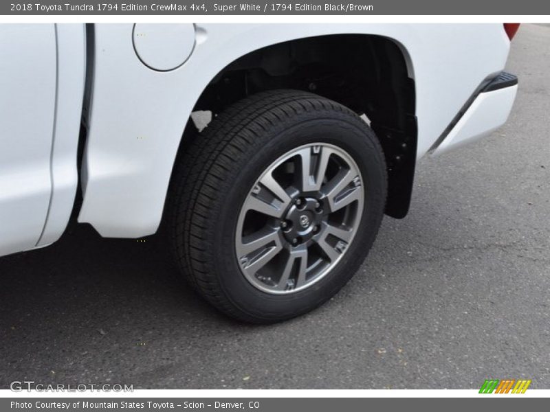 Super White / 1794 Edition Black/Brown 2018 Toyota Tundra 1794 Edition CrewMax 4x4