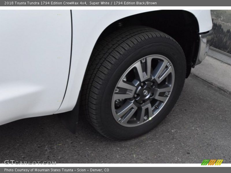 Super White / 1794 Edition Black/Brown 2018 Toyota Tundra 1794 Edition CrewMax 4x4