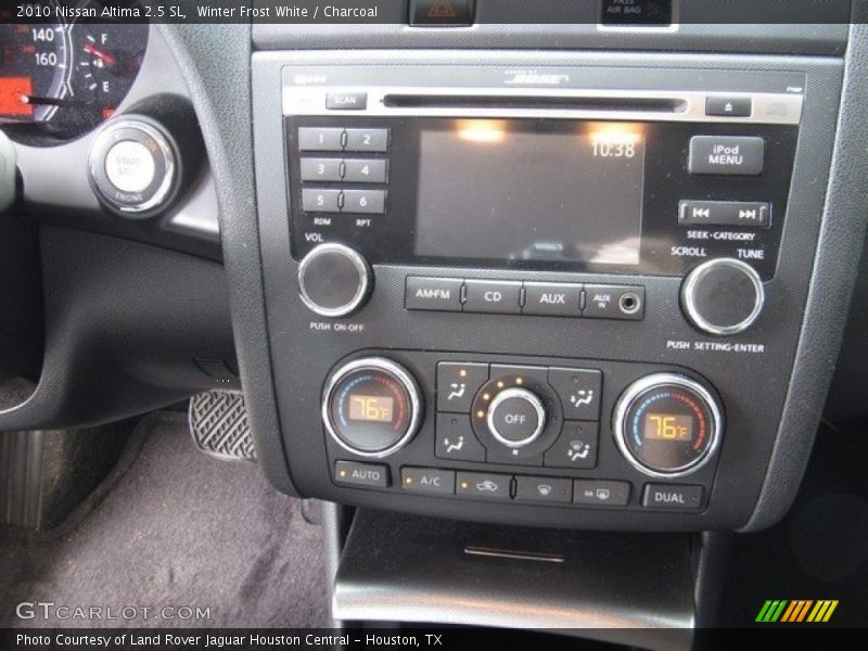Winter Frost White / Charcoal 2010 Nissan Altima 2.5 SL