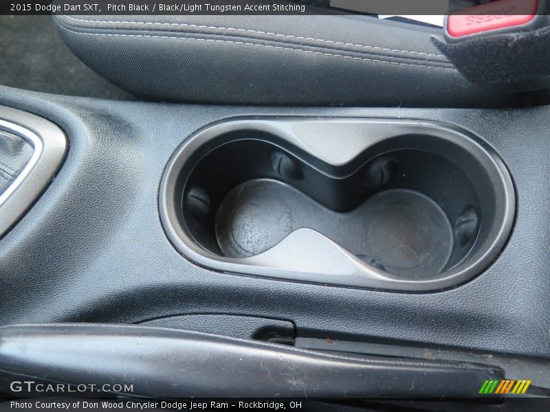 Pitch Black / Black/Light Tungsten Accent Stitching 2015 Dodge Dart SXT