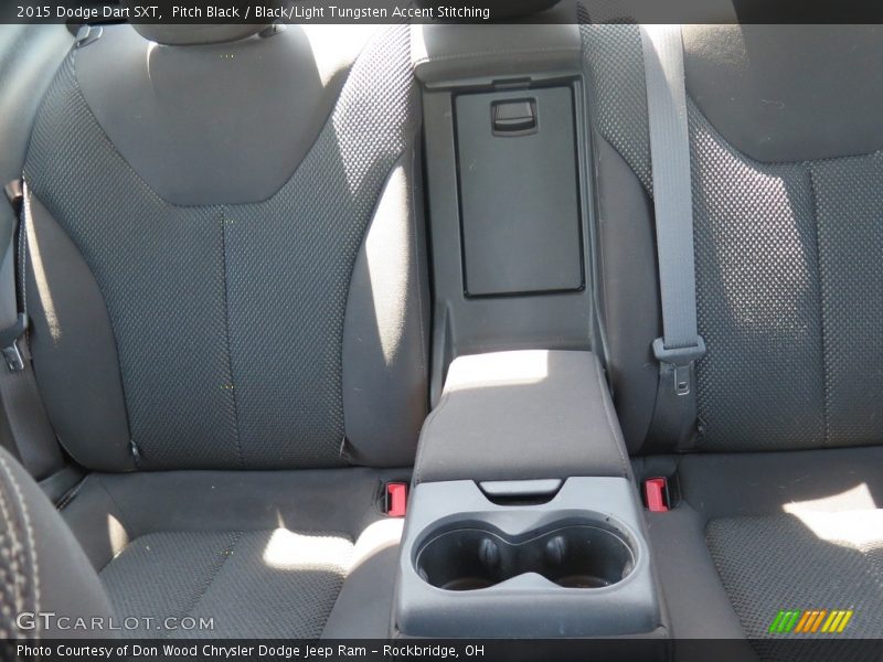Pitch Black / Black/Light Tungsten Accent Stitching 2015 Dodge Dart SXT