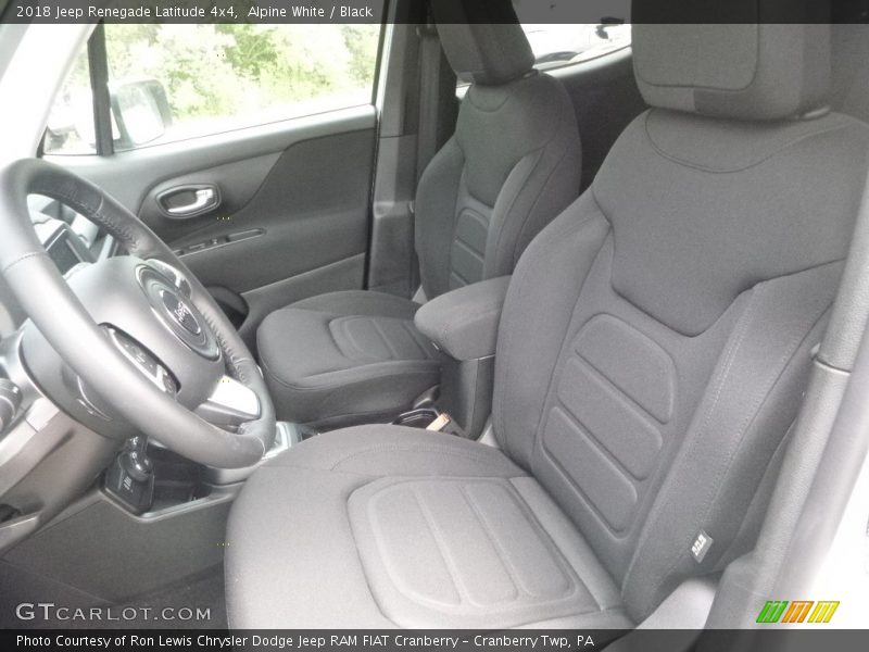 Alpine White / Black 2018 Jeep Renegade Latitude 4x4