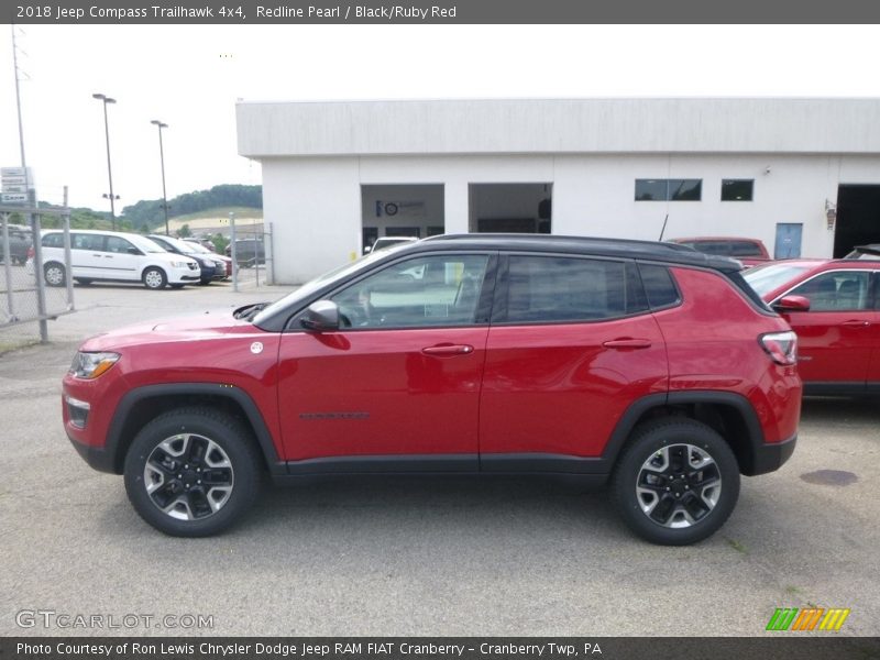 Redline Pearl / Black/Ruby Red 2018 Jeep Compass Trailhawk 4x4