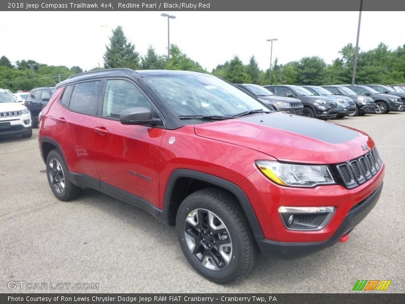 Redline Pearl / Black/Ruby Red 2018 Jeep Compass Trailhawk 4x4