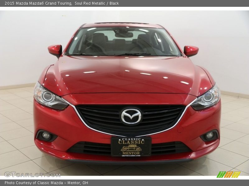 Soul Red Metallic / Black 2015 Mazda Mazda6 Grand Touring