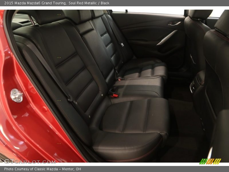 Soul Red Metallic / Black 2015 Mazda Mazda6 Grand Touring