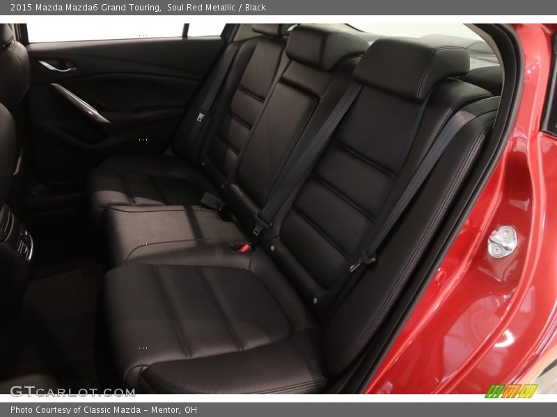 Soul Red Metallic / Black 2015 Mazda Mazda6 Grand Touring