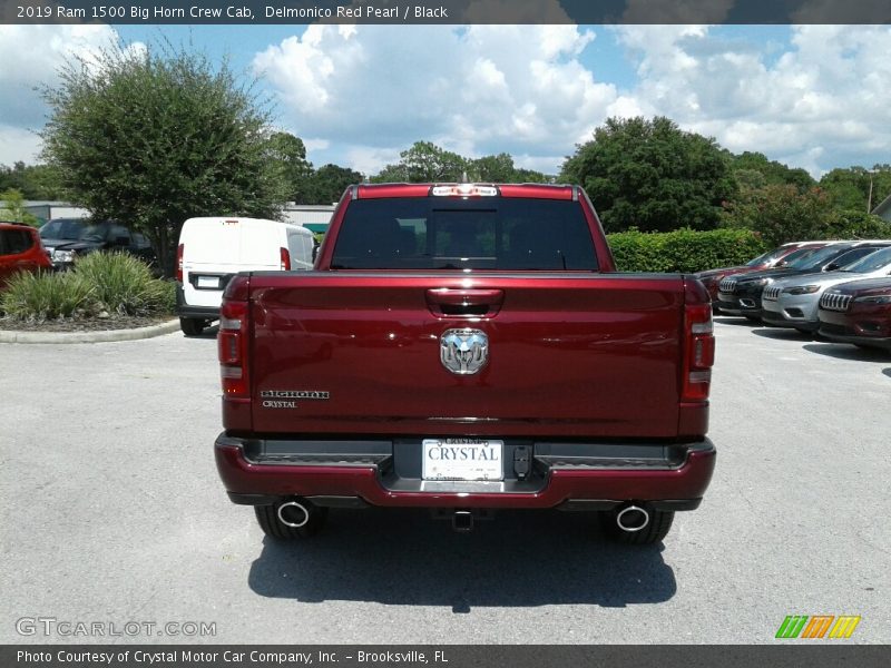 Delmonico Red Pearl / Black 2019 Ram 1500 Big Horn Crew Cab