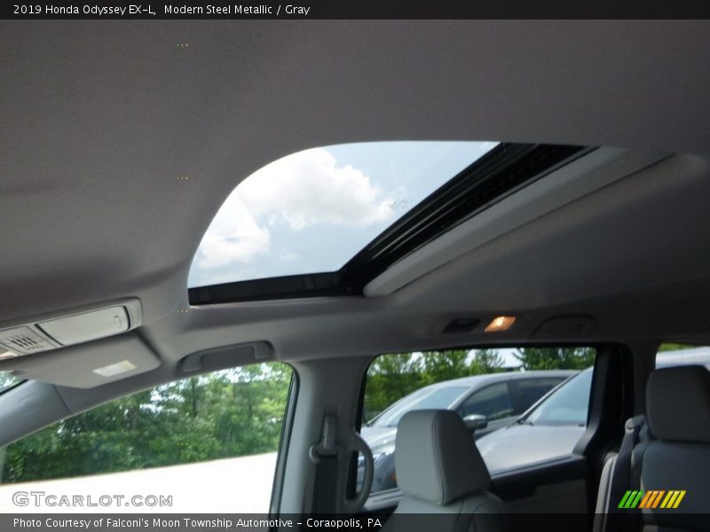 Modern Steel Metallic / Gray 2019 Honda Odyssey EX-L