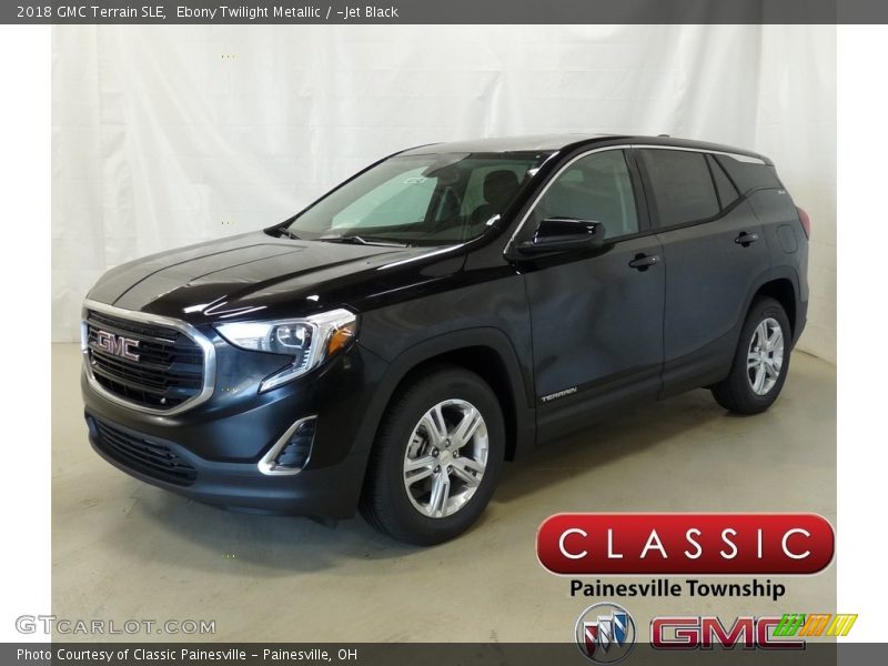 Ebony Twilight Metallic / ­Jet Black 2018 GMC Terrain SLE