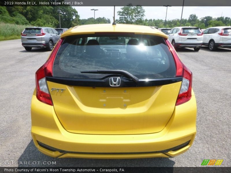 Helios Yellow Pearl / Black 2019 Honda Fit LX