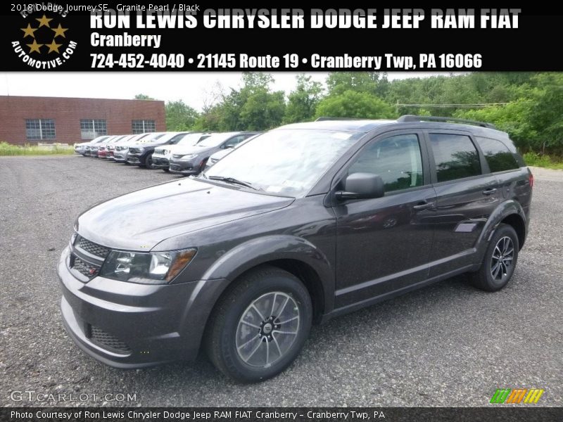 Granite Pearl / Black 2018 Dodge Journey SE