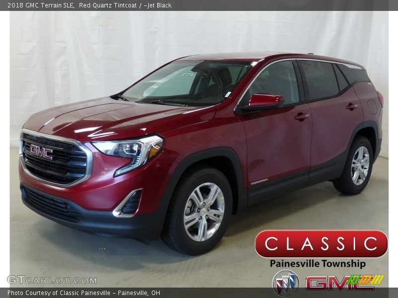 Red Quartz Tintcoat / ­Jet Black 2018 GMC Terrain SLE