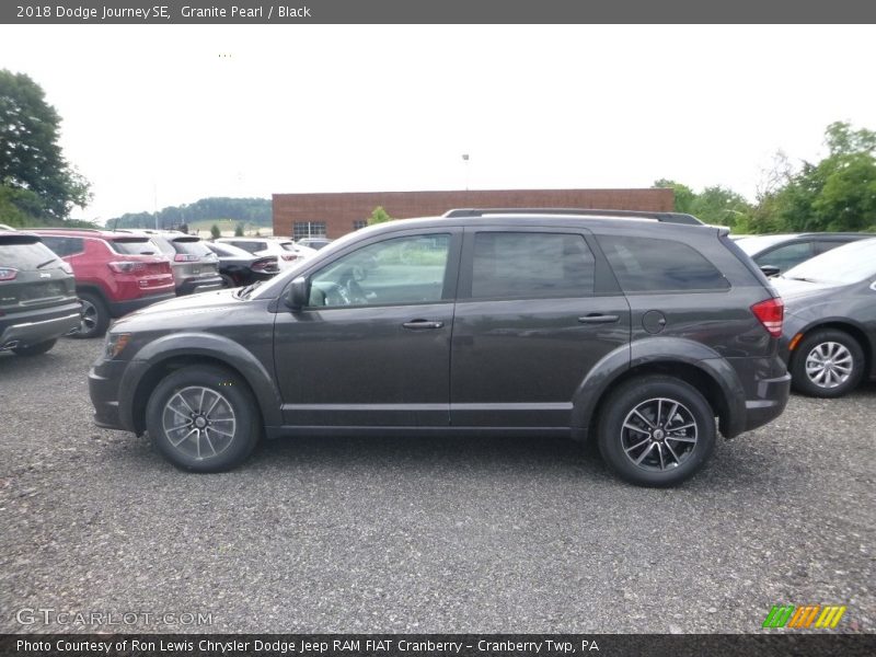 Granite Pearl / Black 2018 Dodge Journey SE