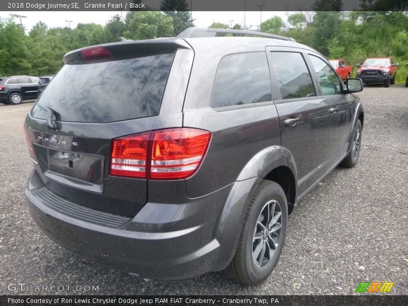 Granite Pearl / Black 2018 Dodge Journey SE
