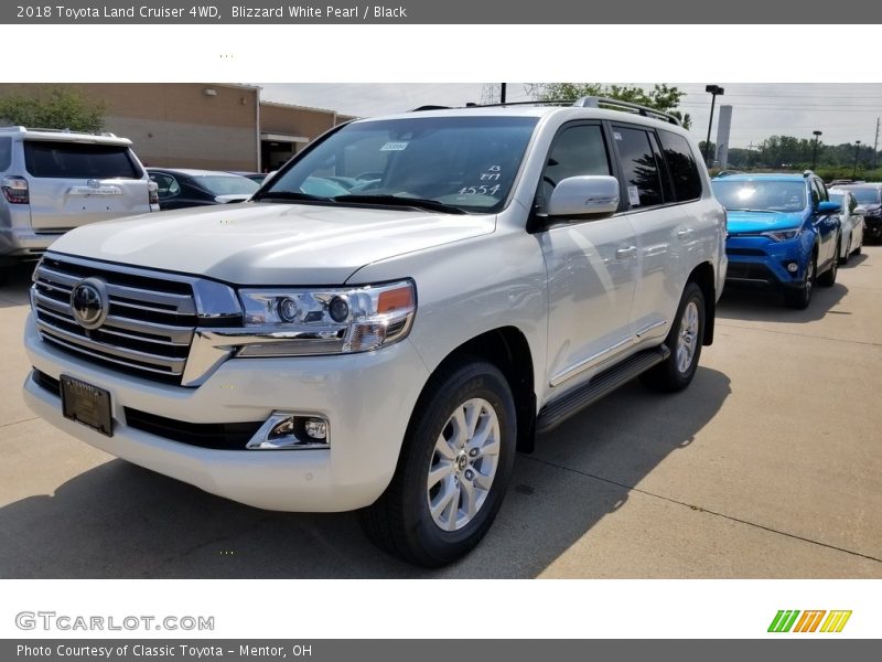 Blizzard White Pearl / Black 2018 Toyota Land Cruiser 4WD