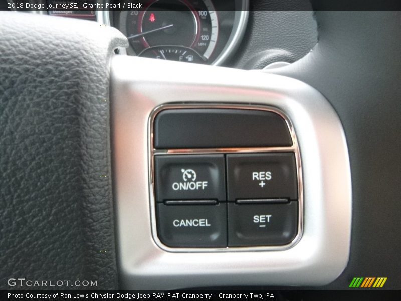 Granite Pearl / Black 2018 Dodge Journey SE