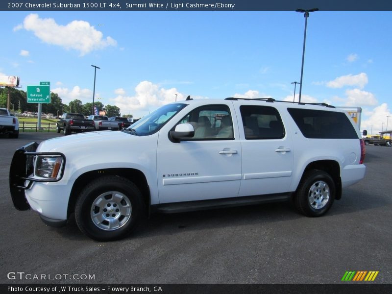 Summit White / Light Cashmere/Ebony 2007 Chevrolet Suburban 1500 LT 4x4