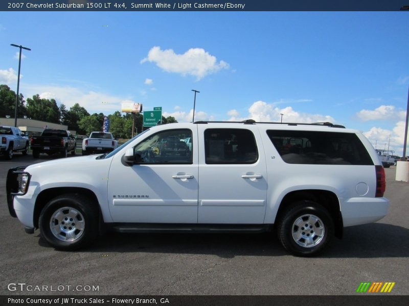 Summit White / Light Cashmere/Ebony 2007 Chevrolet Suburban 1500 LT 4x4