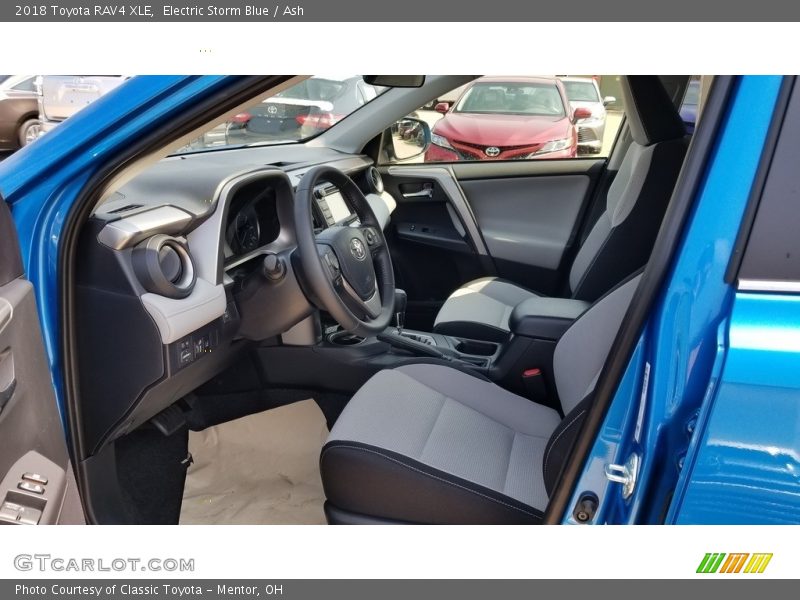 Electric Storm Blue / Ash 2018 Toyota RAV4 XLE