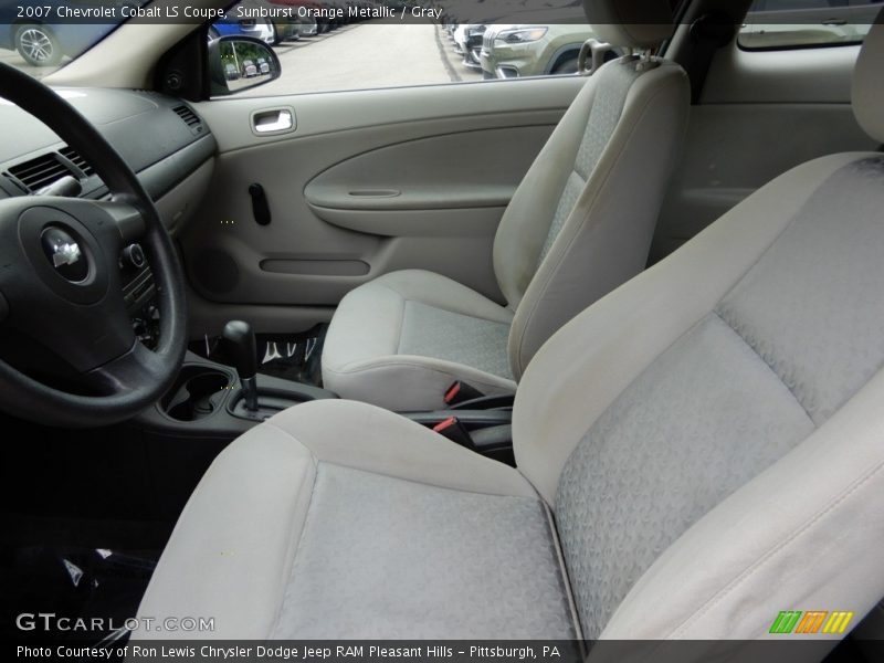 Sunburst Orange Metallic / Gray 2007 Chevrolet Cobalt LS Coupe