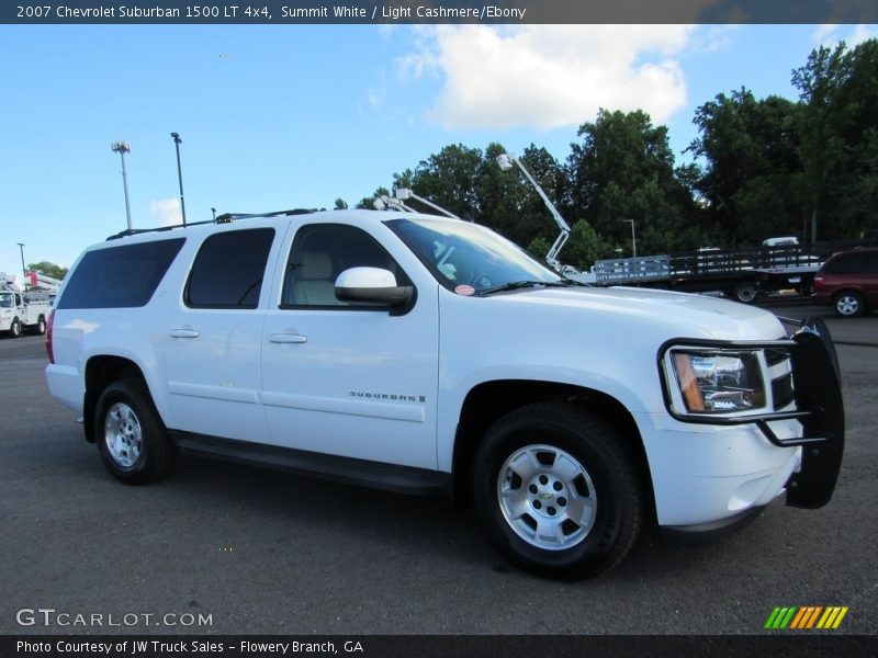 Summit White / Light Cashmere/Ebony 2007 Chevrolet Suburban 1500 LT 4x4