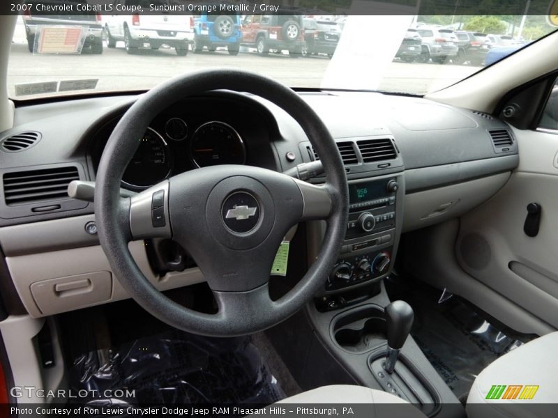 Sunburst Orange Metallic / Gray 2007 Chevrolet Cobalt LS Coupe