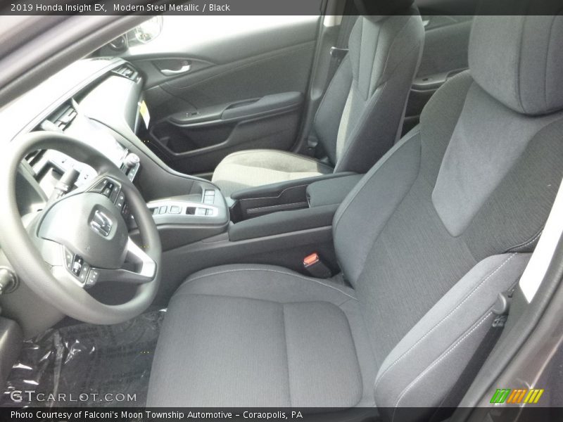 Modern Steel Metallic / Black 2019 Honda Insight EX
