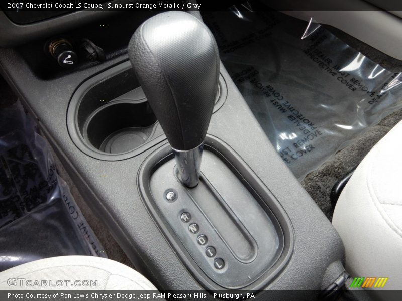Sunburst Orange Metallic / Gray 2007 Chevrolet Cobalt LS Coupe