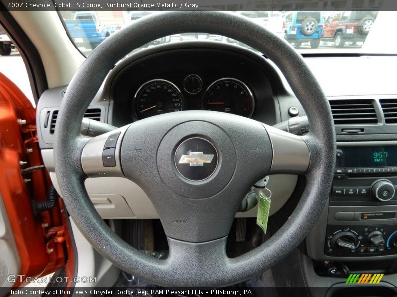 Sunburst Orange Metallic / Gray 2007 Chevrolet Cobalt LS Coupe