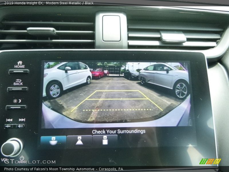 Modern Steel Metallic / Black 2019 Honda Insight EX