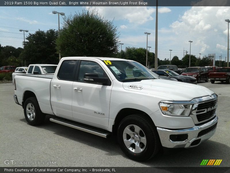 Front 3/4 View of 2019 1500 Big Horn Quad Cab