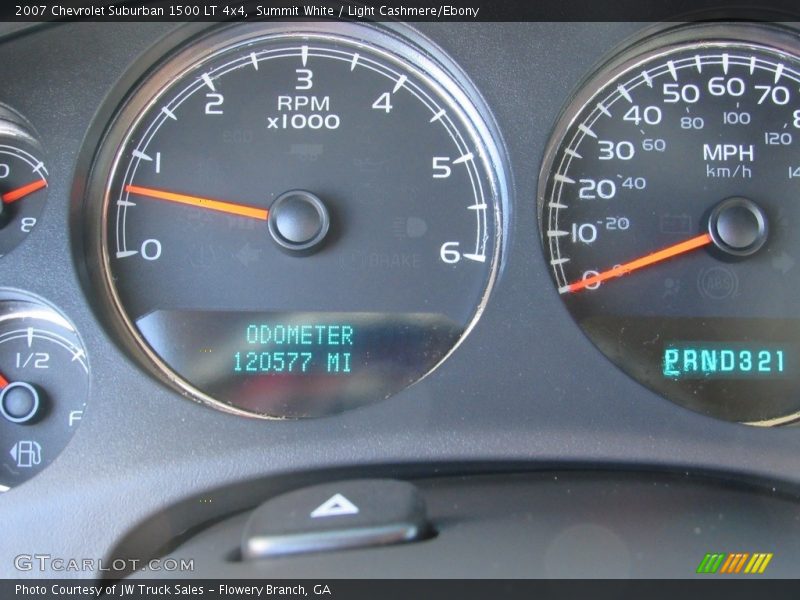 Summit White / Light Cashmere/Ebony 2007 Chevrolet Suburban 1500 LT 4x4