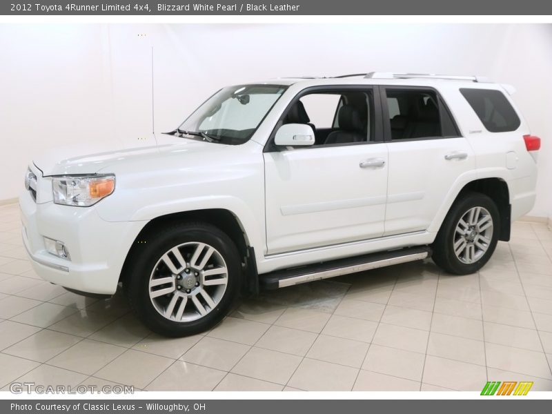 Blizzard White Pearl / Black Leather 2012 Toyota 4Runner Limited 4x4