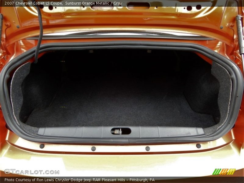 Sunburst Orange Metallic / Gray 2007 Chevrolet Cobalt LS Coupe