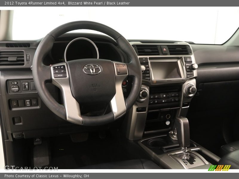 Blizzard White Pearl / Black Leather 2012 Toyota 4Runner Limited 4x4