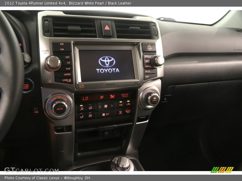 Blizzard White Pearl / Black Leather 2012 Toyota 4Runner Limited 4x4