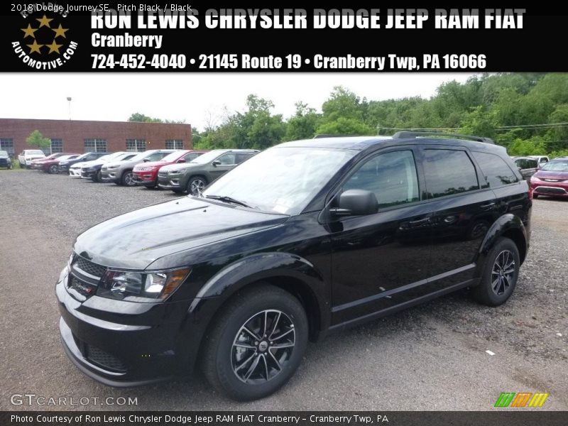 Pitch Black / Black 2018 Dodge Journey SE