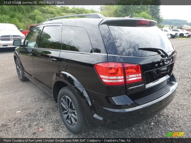 Pitch Black / Black 2018 Dodge Journey SE
